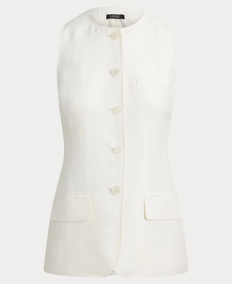 Lauren Ralph Women's Sleeveless Crewneck Shirt