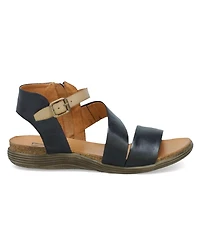 Miz Mooz Meadow Women's Buckle Sandal Orange 40