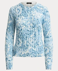 Lauren Ralph Women's Long-Sleeve Crew Neck Sweater