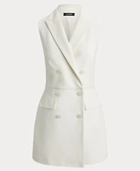 Lauren Ralph Women's Sleeveless Double-Breasted Romper