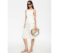 Lioness Women's Lace-Trimmed Jort Shorts