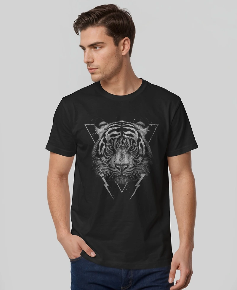 Fifth Sun Grunge Tiger Men's Short Sleeve T-Shirt