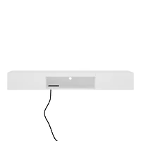 sumyeg 63" Modern Floating Tv Stand Wall Mounted with 16 Color Led Lighting