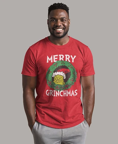 Fifth Sun Men's Merry Grinchmas Short Sleeve T-Shirt