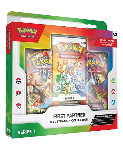 Pokemon First Partner Illustration Collection Series 1