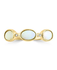 Lali Jewels Opal (3/4 ct. t.w.) & Diamond Accent Ring in 14k Yellow Gold