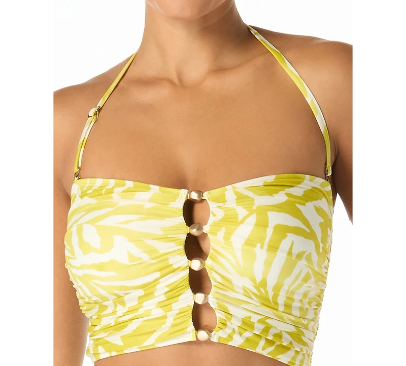 Carmen Marc Valvo Women's Bandeau Draped Top