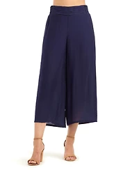 Bcx Women's Textured Wide-Leg Low-Rise Pants