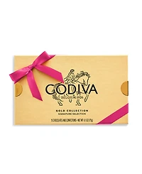 Godiva Assorted Chocolate Gold Gift Box with Azalea Ribbon