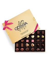 Godiva Assorted Chocolate Gold Gift Box with Azalea Ribbon