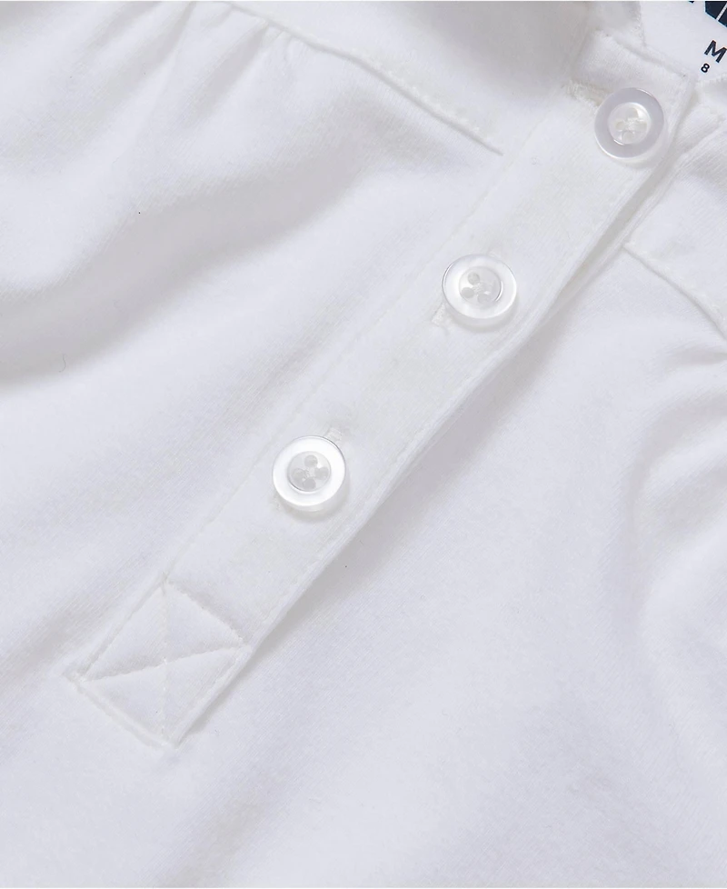 Lands' End Girls Frill Collar Tee