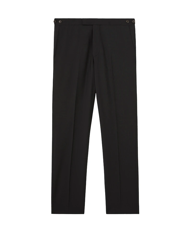 Reiss Men's Wool-Blend Tailored-Fit Suit Pants