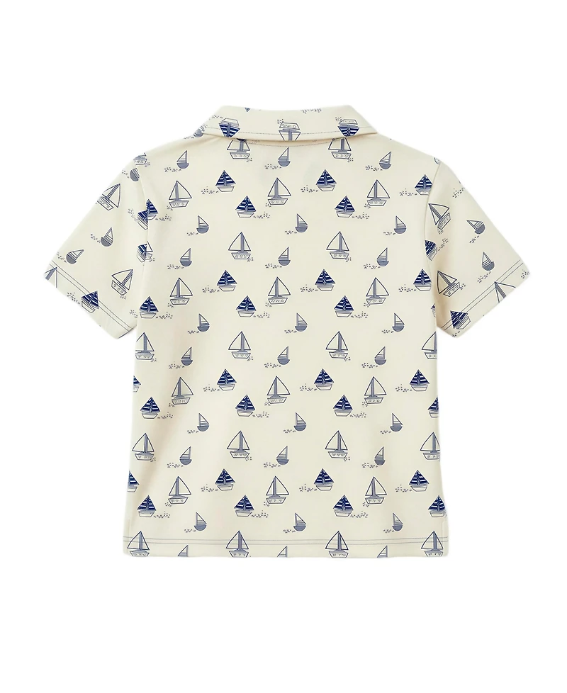 Sperry Baby Boys' Short-Sleeve Polo Shirt and Pull-On Shorts, 2-Piece Set