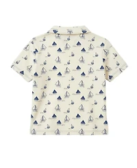 Sperry Baby Boys' Short-Sleeve Polo Shirt and Pull-On Shorts, 2-Piece Set