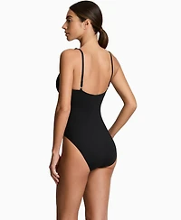 Lauren Ralph Tall Triangle One-Piece Swimsuit