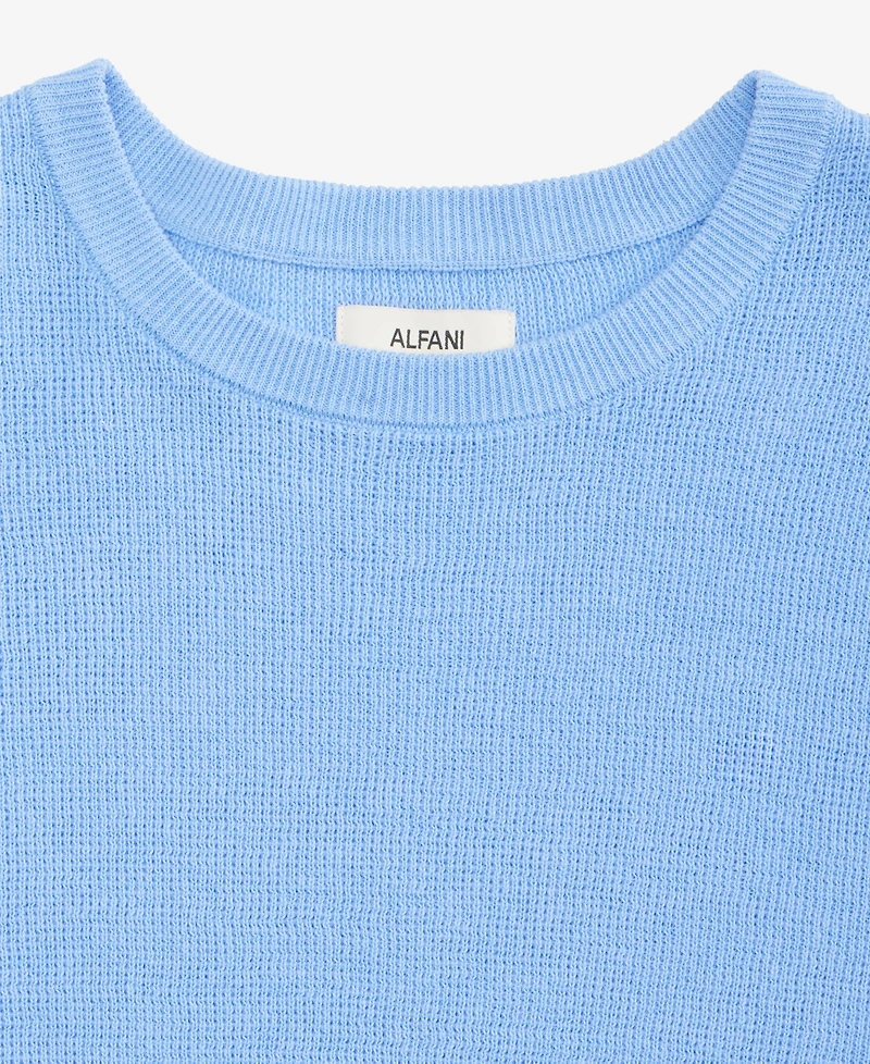 Alfani Men's Short-Sleeve Crewneck Sweater, Macy's Exclusive