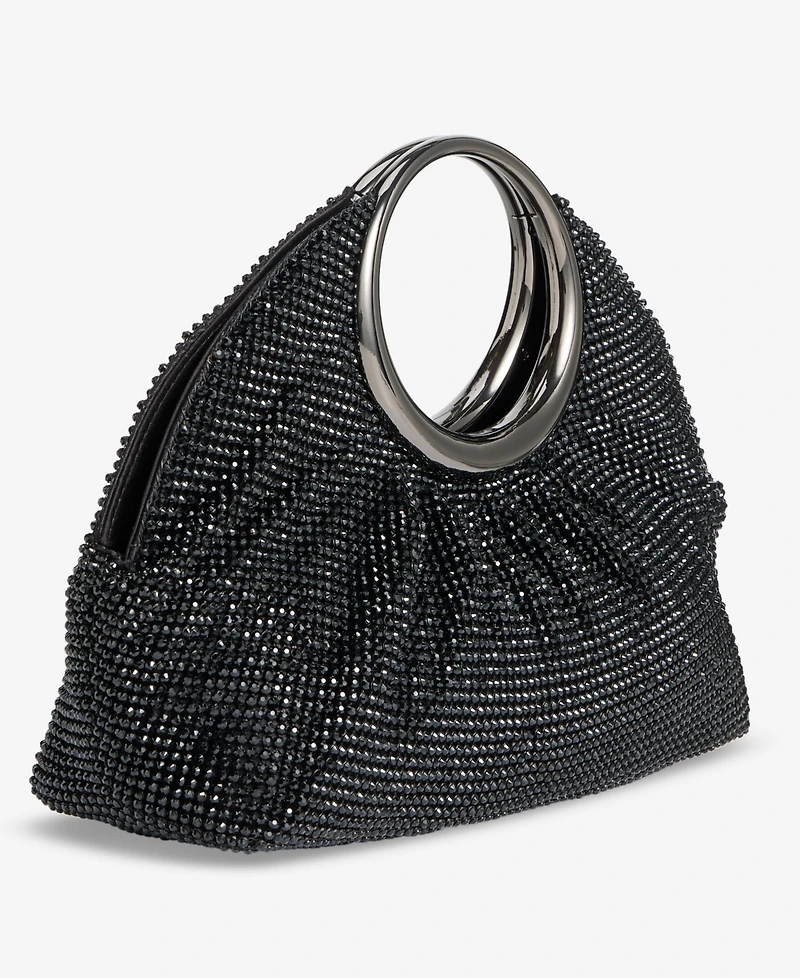 I.n.c International Concepts Ring Handle Diamond Mesh Clutch, Macy's Exclusive