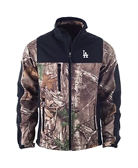 Dunbrooke Men's Camo Los Angeles Dodgers Hunter Softshell Full-Zip Jacket