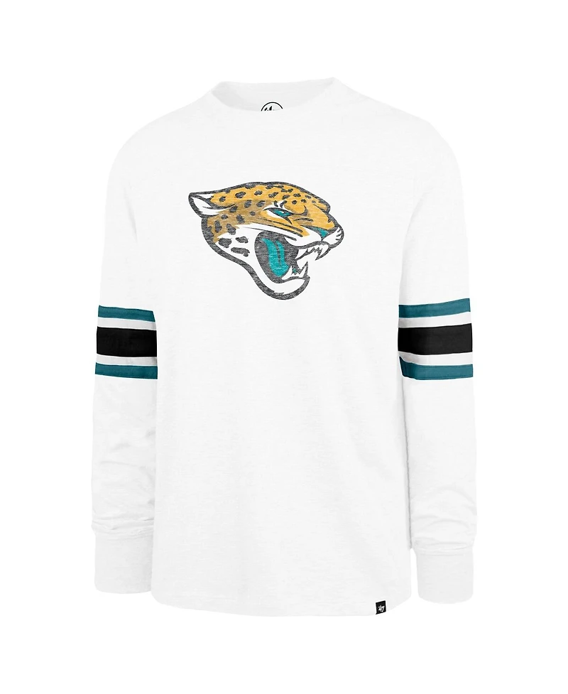 '47 Brand Men's White Jacksonville Jaguars Gridiron Premier Brex Long Sleeve T-Shirt