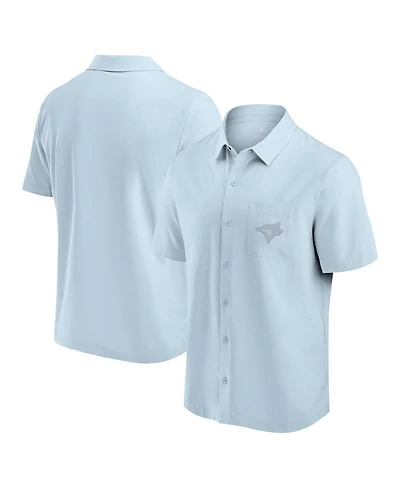 Fanatics Men's Light Blue Toronto Jays Front Office Button-Up Shirt