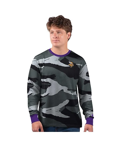 Starter Men's Gray Minnesota Vikings Thursday Night Gridiron Long Sleeve T-Shirt
