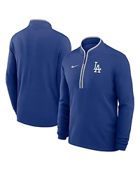 Nike Men's Royal Los Angeles Dodgers Dri-fit Victory Half-Zip