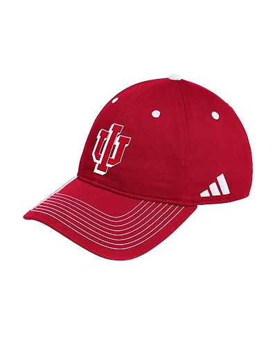 Adidas Men's Crimson Indiana Hoosiers Slouch Adjustable Hat