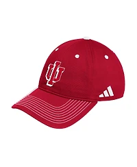 Adidas Men's Crimson Indiana Hoosiers Slouch Adjustable Hat