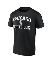 Logo Athletic Men's Black Chicago White Sox Heart and Soul T-Shirt
