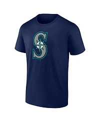 Logo Athletic Men's Navy Seattle Mariners T-Shirt