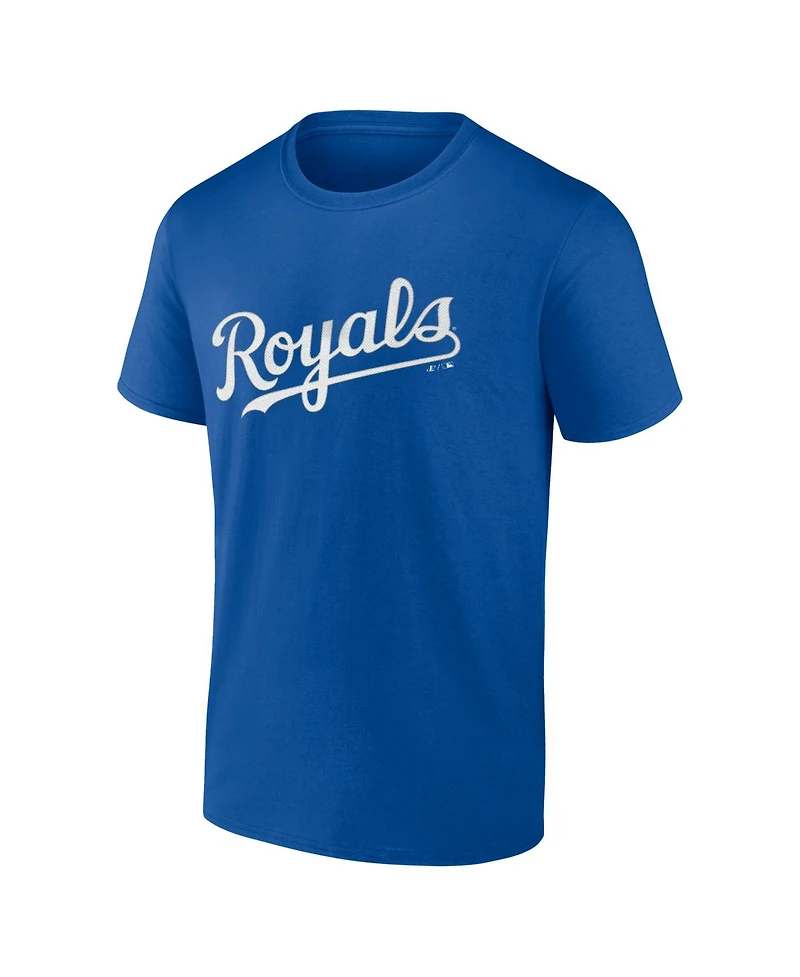 Logo Athletic Men's Royal Kansas City Royals Wordmark T-Shirt