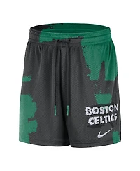 Nike Men's Black/Kelly Green Boston Celtics Courtside Club Dri-fit Practice Shorts