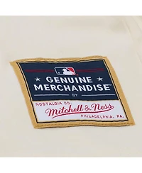 Mitchell & Ness Women's Cream Chicago Cubs Boyfriend Raglan T-Shirt