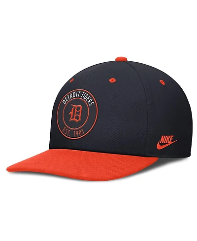 Nike Men's Navy/Orange Detroit Tigers Cooperstown Collection Pro Dri-fit Snapback Hat