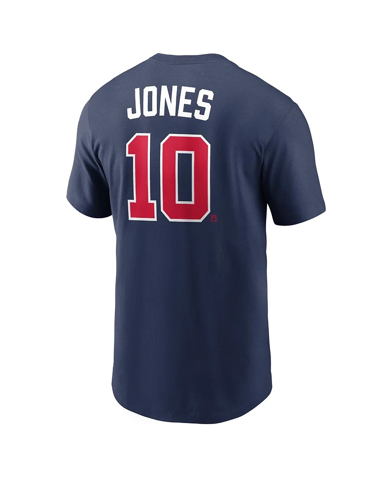 Nike Men's Chipper Jones Navy Atlanta Braves Cooperstown Collection Name Number T-Shirt