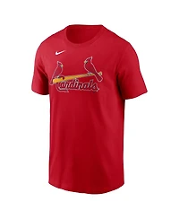 Nike Men's Lars Nootbaar Red St. Louis Cardinals Home Name Number T-Shirt