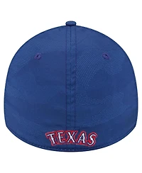 New Era Men's Royal Texas Rangers Tonal Camo 39THIRTY Flex Hat