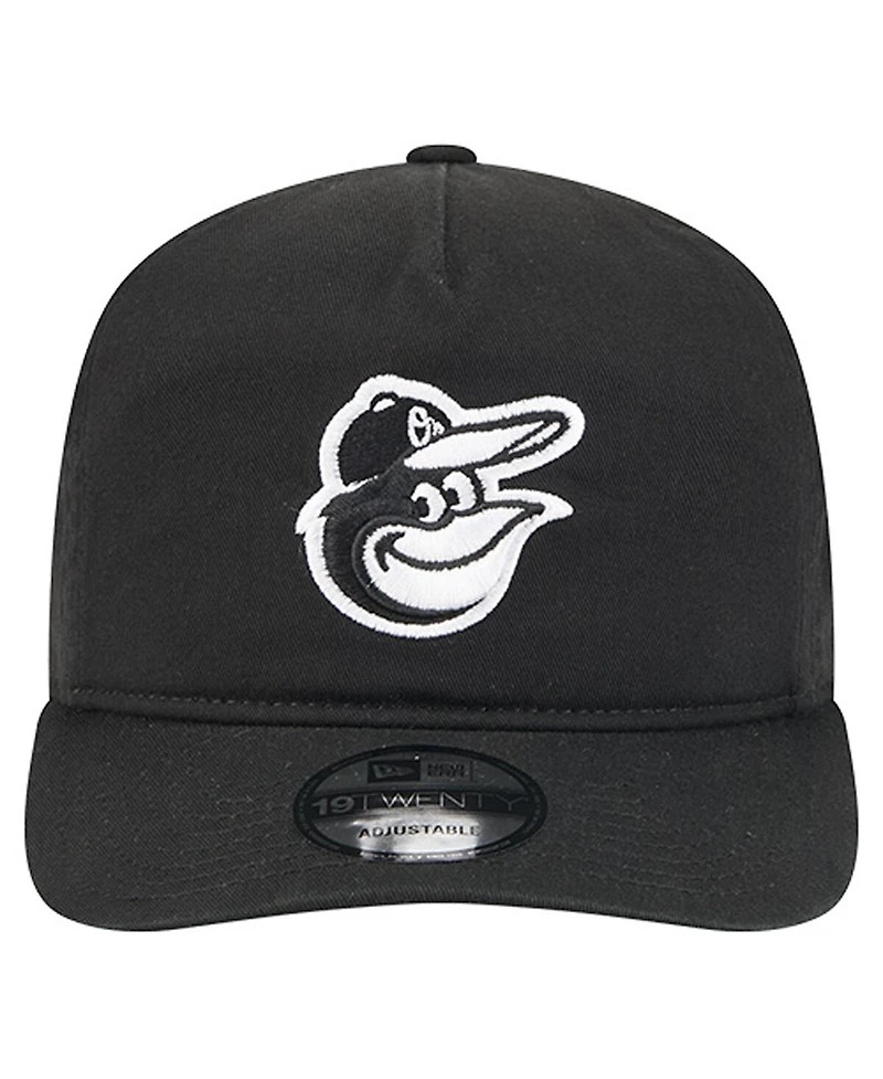 New Era Men's Black/White Baltimore Orioles 19TWENTY Adjustable Hat