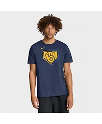 Nike Men's Navy Milwaukee Brewers Icon T-Shirt