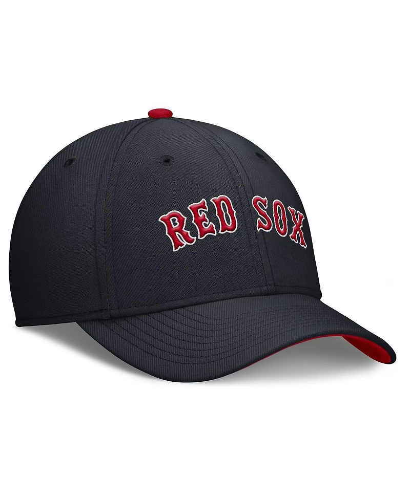 Nike Men's Navy Boston Red Sox Primetime Rise Dri-fit Flex Hat