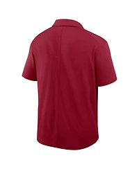 Nike Men's Crimson Alabama Crimson Tide Primetime Victory Plus Dri-fit Polo Shirt