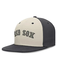 Nike Men's Cream Boston Red Sox Dri-fit True Fitted Hat