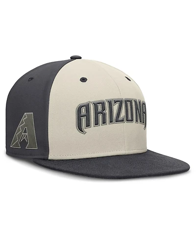 Nike Men's Cream Arizona Diamondbacks Dri-fit True Fitted Hat