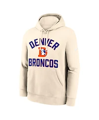 Nike Men's Natural Denver Broncos Club Hoodie