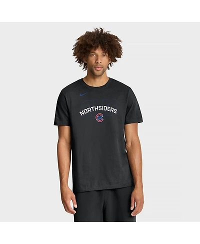 Nike Men's Black Chicago Cubs Primetime Fashion T-Shirt