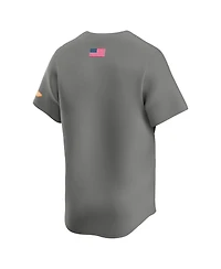 Nike Men's Gray Tennessee Volunteers Alternate Limited Baseball Jersey