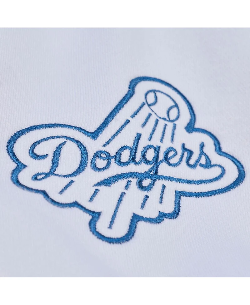 Mitchell & Ness Men's White Los Angeles Dodgers Arctic Fleece Sweatshirt