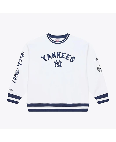 Mitchell & Ness Men's White New York Yankees Arctic Fleece Sweatshirt