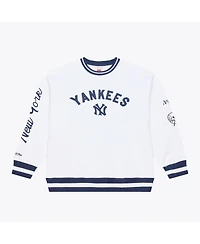 Mitchell & Ness Men's White New York Yankees Arctic Fleece Sweatshirt