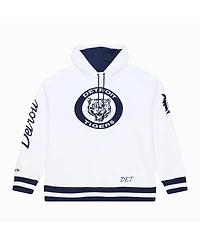 Mitchell & Ness Men's White Detroit Tigers Cooperstown Collection Fleece Hoodie